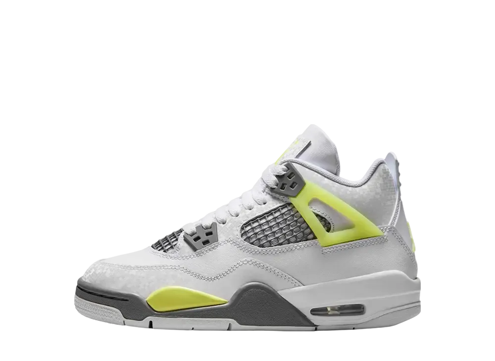 Nike GS Air Jordan 4 Retro "Light Lemon Twist"