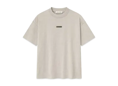 FEAR OF GOD Essentials Classic Short Sleeve Tee "Heather Stone"