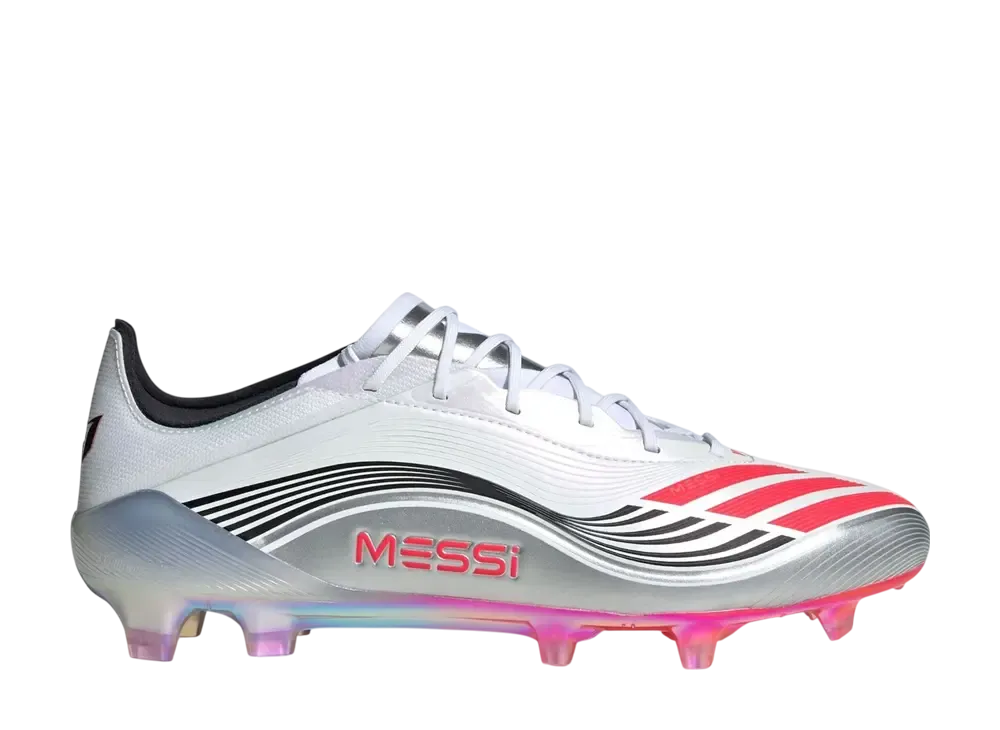 adidas F50 Messi Elite FG "Footwear White/Lucid Red/Silver Metallic"