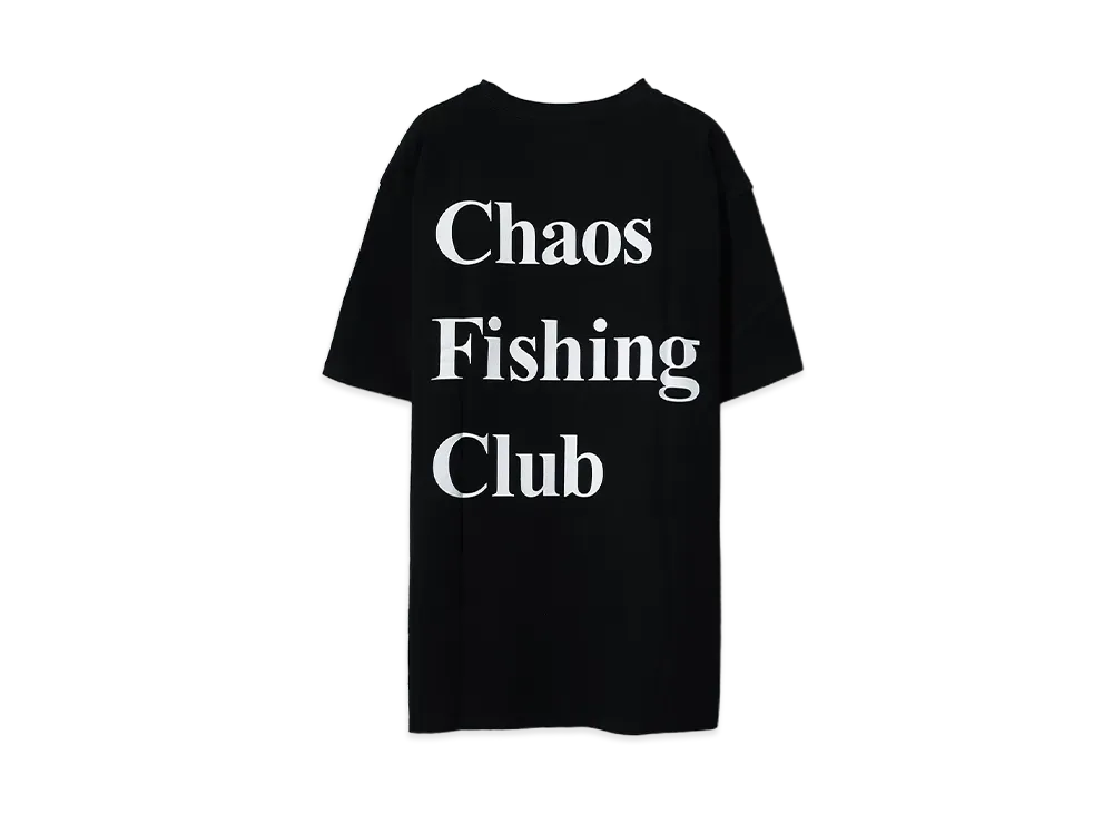 Chaos Fishing Club Logo T-Shirt S/S "BLACK"