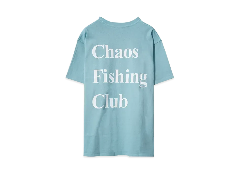 Chaos Fishing Club Logo T-Shirt S/S "LIGHT BLUE"