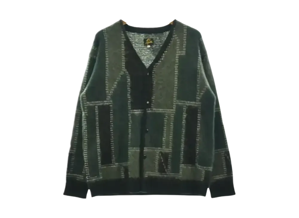 NEEDLES STUDIOUS Exclusive Mohair Cardigan "Black"