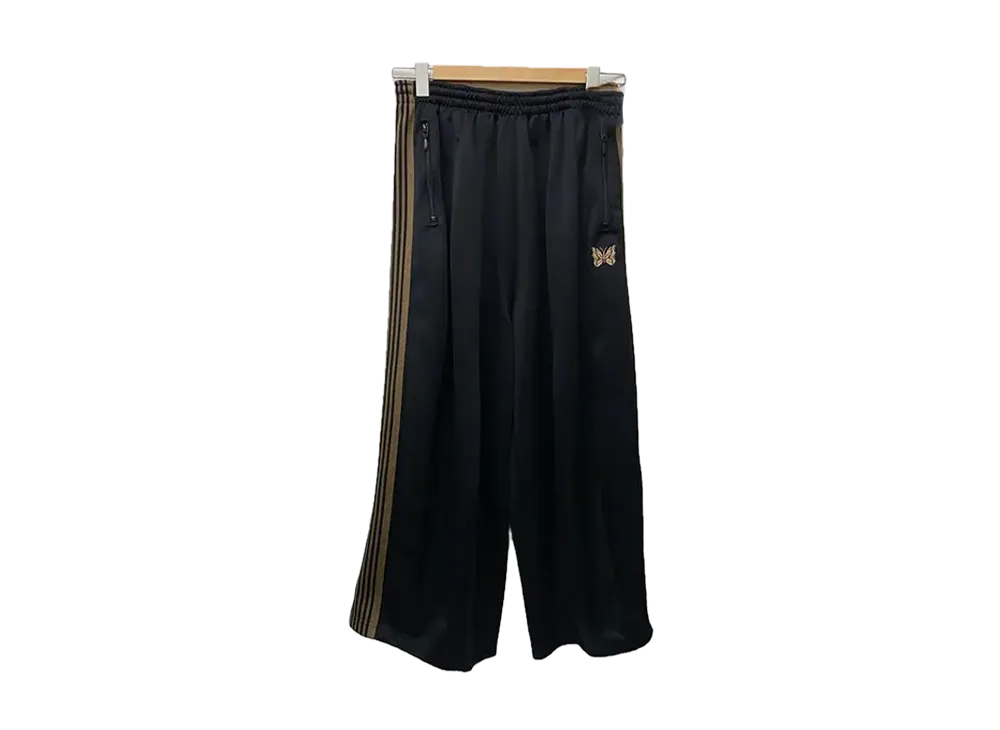 ニードルズ ヒザデル トラックパンツ "ブラック"