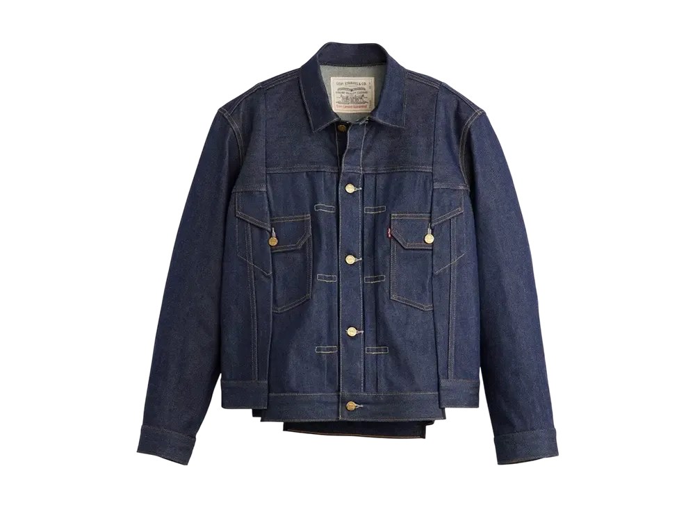 sacai x LEVI'S Men's Denim Jacket "Indigo" 25-03708M / 0035I-0000