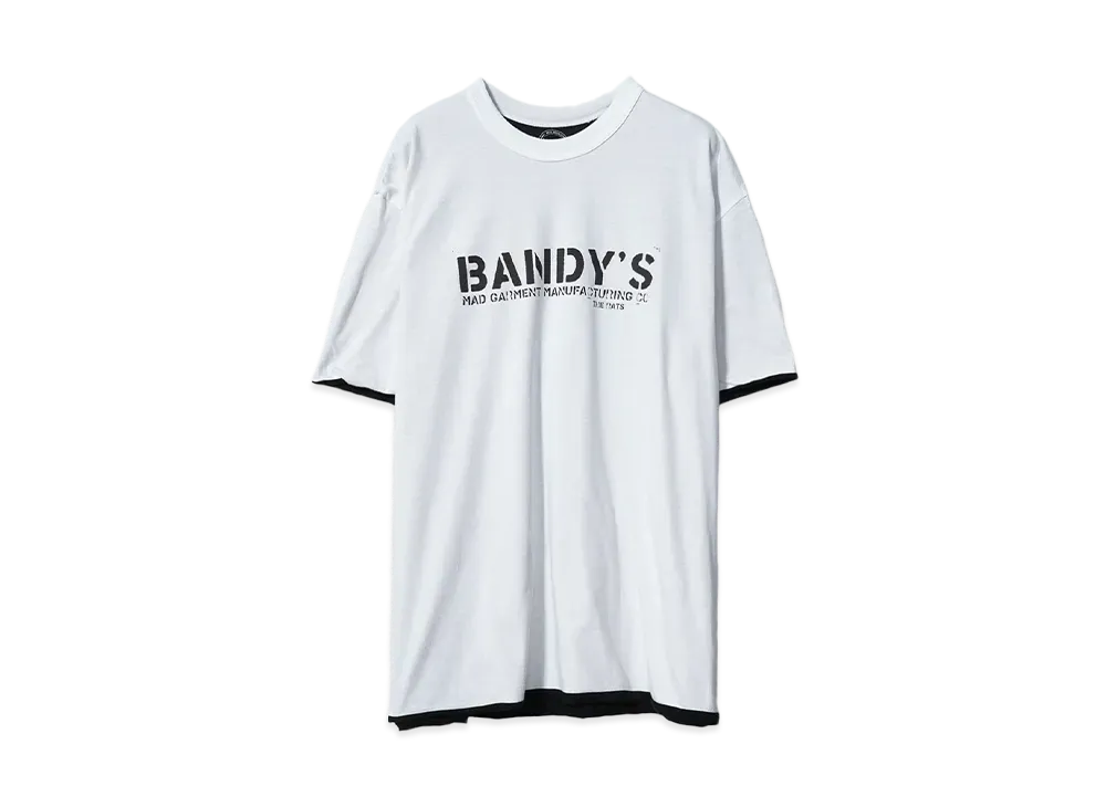 RATS RIVERSIBLE TEE "WHITE"