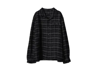 RATS OMBRE CHECK SHIRT "BLACK"