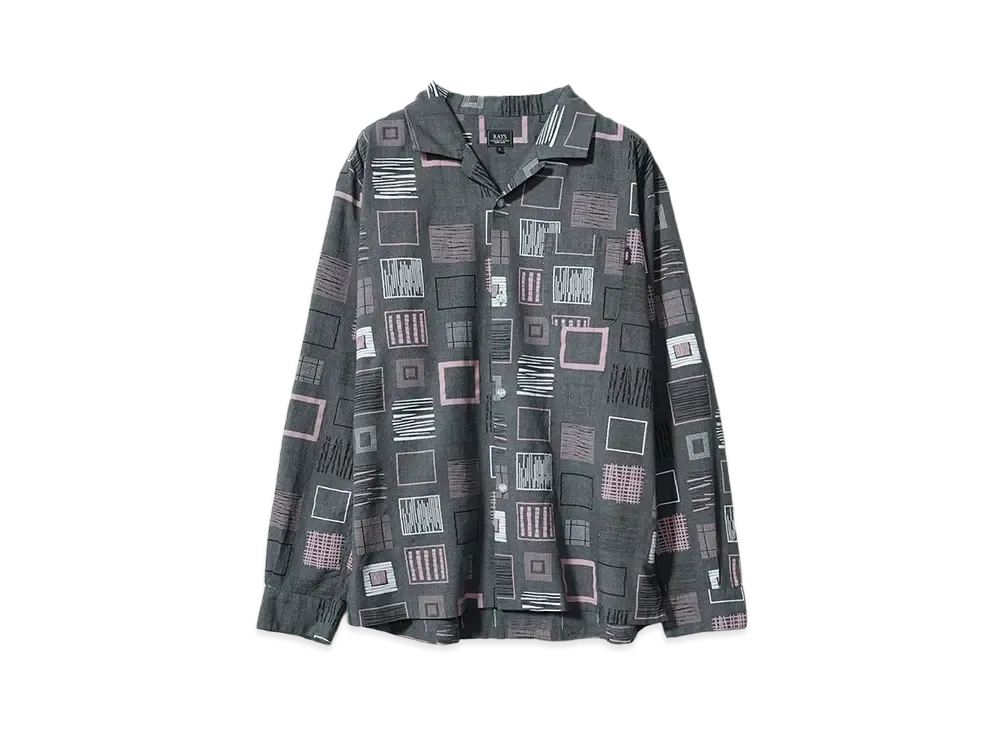 RATS ATOMIC C/R SHIRT "GRAY"
