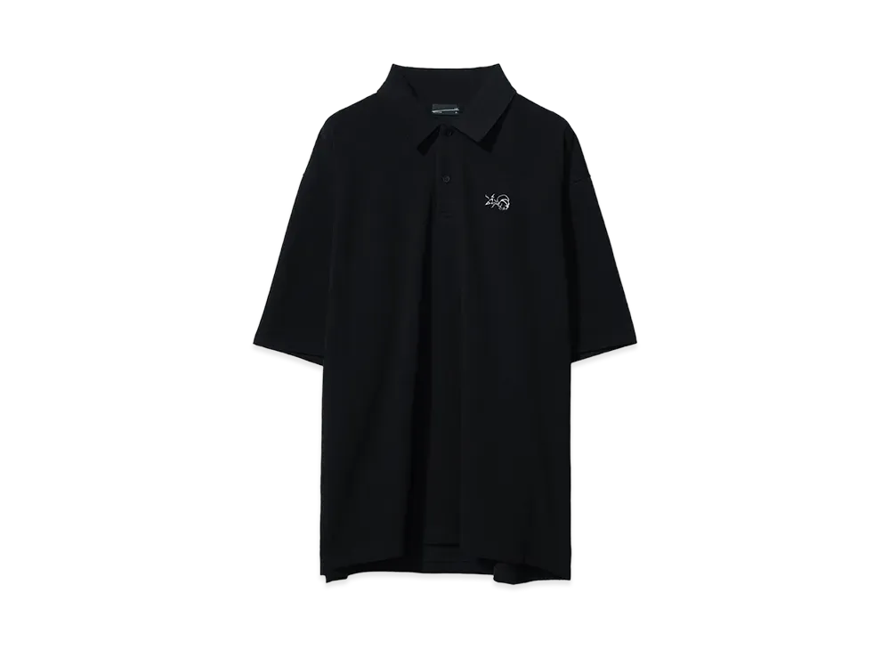 ドラえもん x LAD MUSICIAN 40/30T-CLOTHBIGPOLO "BLACK"