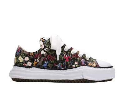 Keita Maruyama × Maison MIHARA YASUHIRO PETERSON OG Sole Canvas Low-top Sneaker "Black"