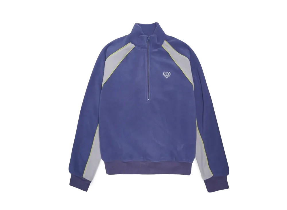 HTH fleece half zip "BLUE"
