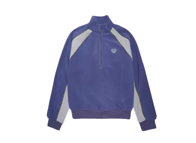 HTH fleece half zip "BLUE"