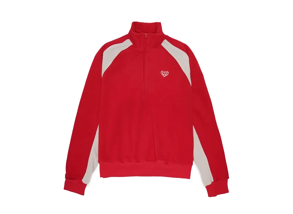 HTH fleece half zip "RED"