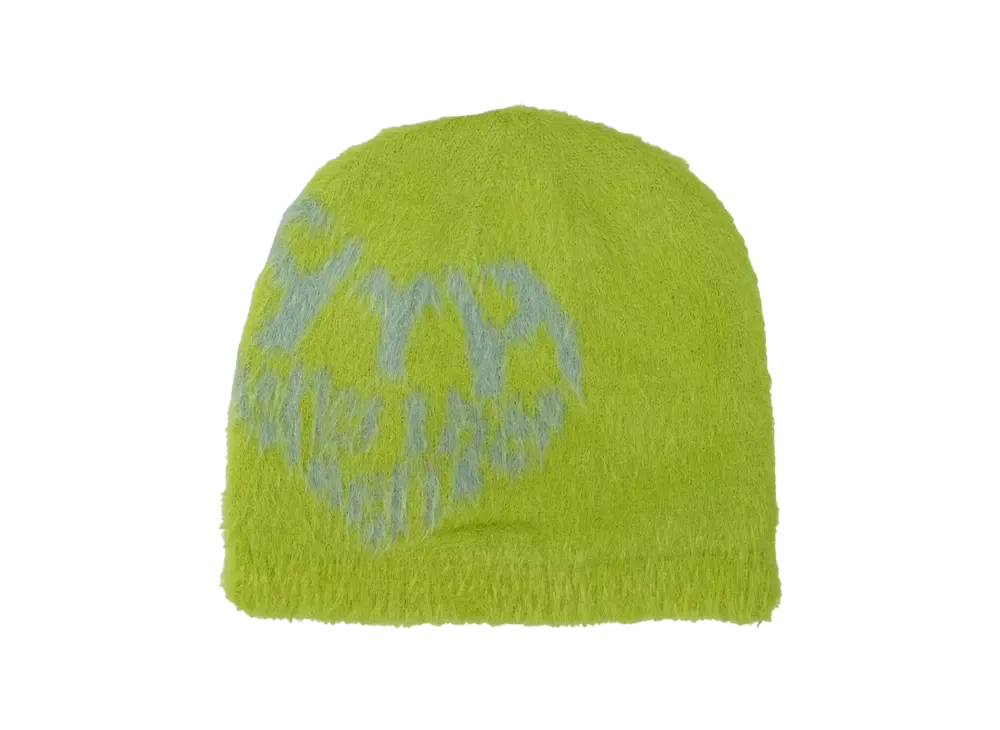 HTH shaggy heart logo beanie "GREEN"
