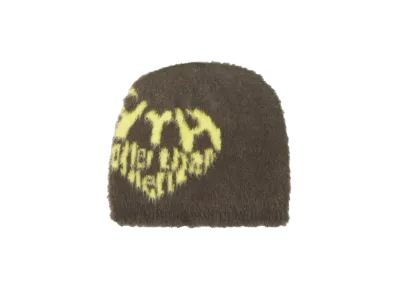 HTH shaggy heart logo beanie "GRAY"