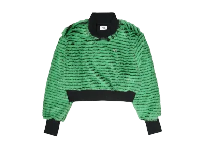 HTH fur border sweat "GREEN"
