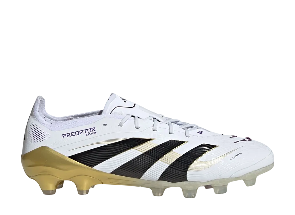 adidas Predator Elite HG/AG "Cloud White/Core Black/Gold Metallic"