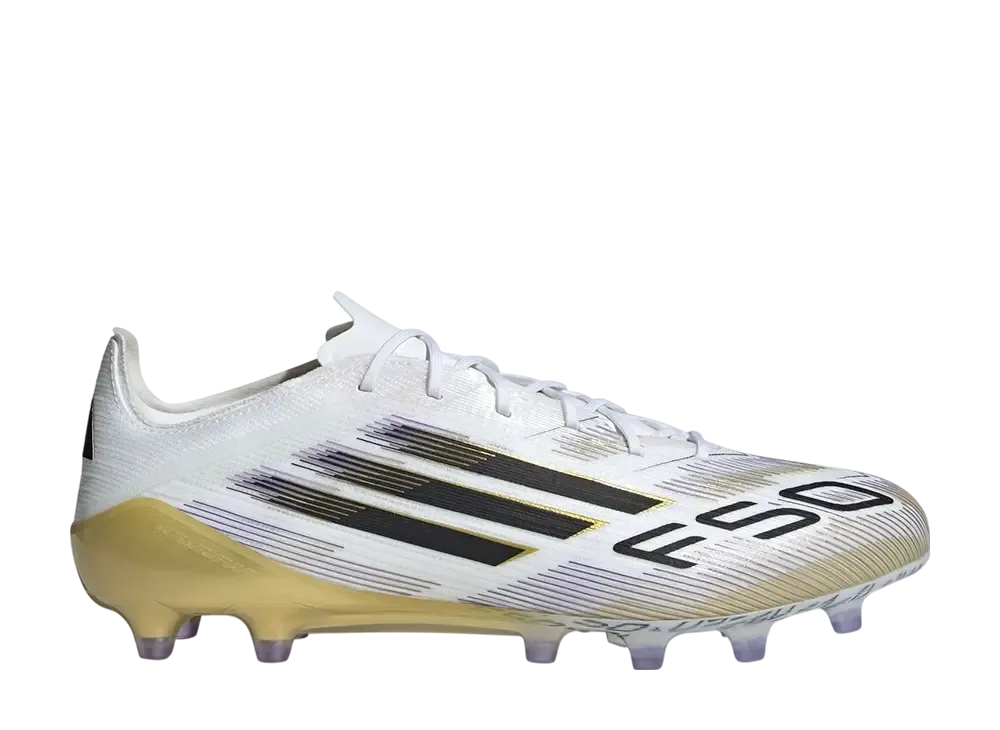 adidas F50 Elite AG "Cloud White/Core Black/Gold Metallic"