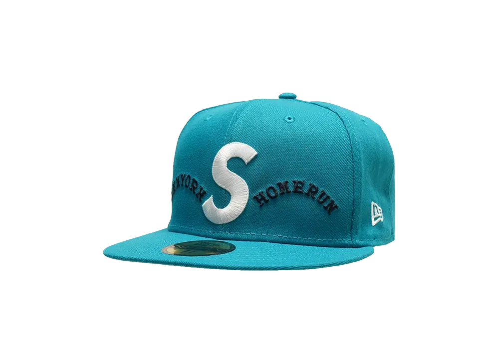 Supreme x Homerun S Logo New Era "Teal"