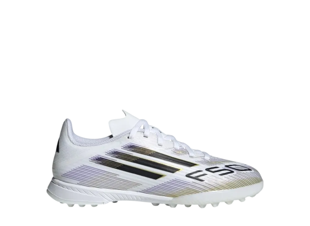 アディダス GS F50 リーグ TF "クラウドホワイト/コアブラック/ゴールドメタリック" (キッズ)