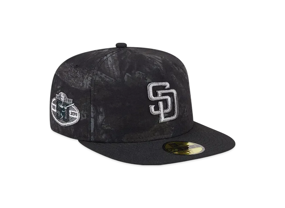 NEW ERA 59Fifty A-Frame Ripstop Camo San Diego Padres "Real Tree Camo/Black"