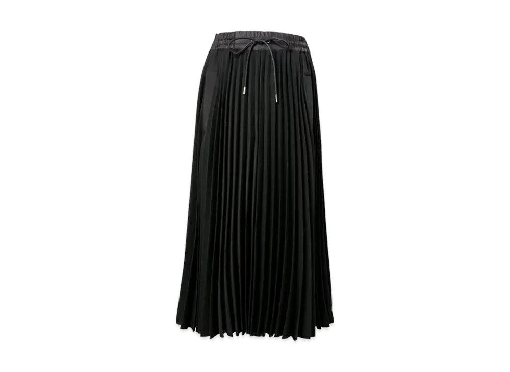 sacai Matelasse Twill Skirt "Black"