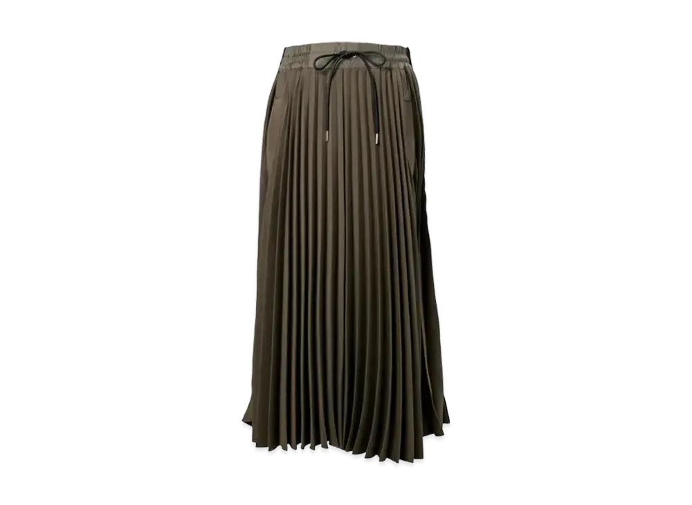 sacai Matelasse Twill Skirt "Khaki"