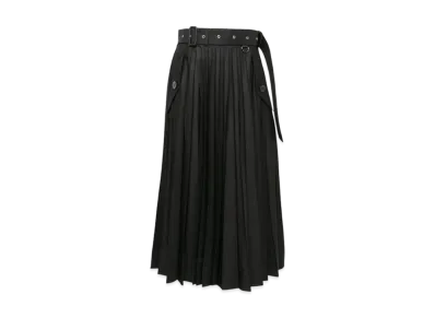 sacai Cotton Gabardine Skirt "Black"