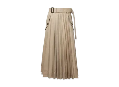 sacai Cotton Gabardine Skirt "Beige"