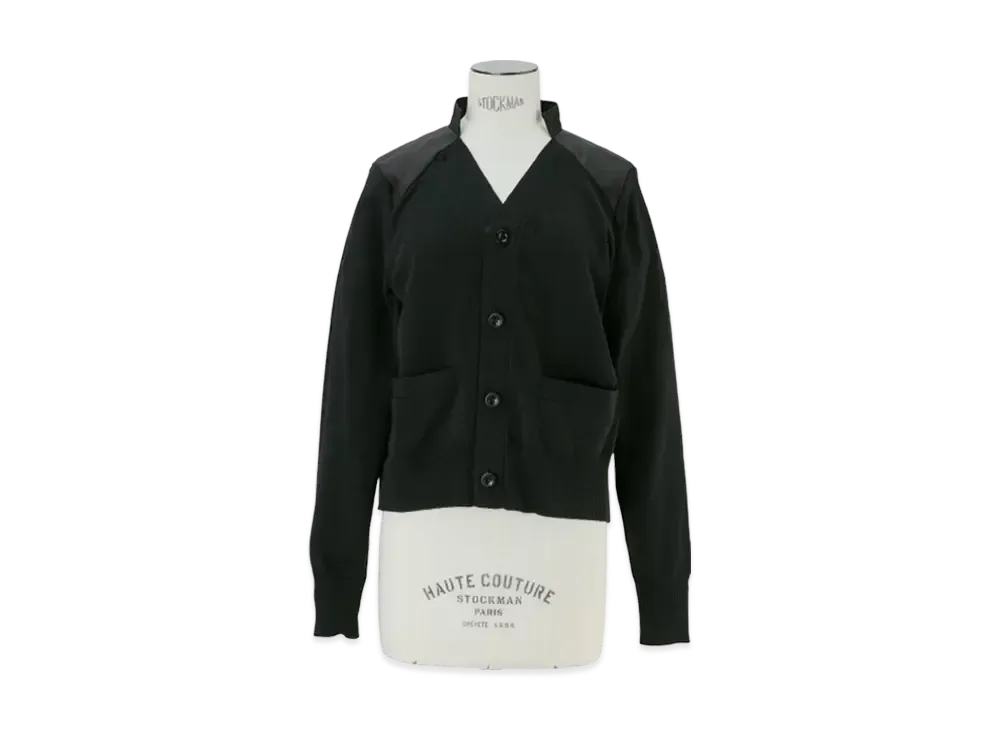 sacai✨Cotton Gabardine x Knit Cardigan sacai Cotton Gabardine x Knit Cardigan 