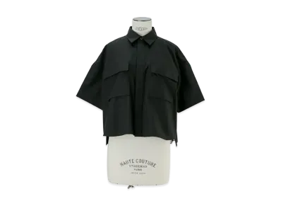 sacai Cotton Poplin Shirt "Black"