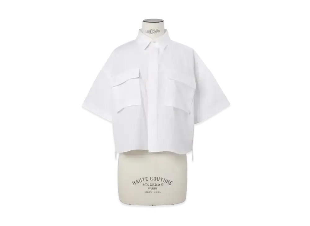 sacai Cotton Poplin Shirt "White"