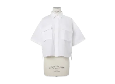 sacai Cotton Poplin Shirt "White"