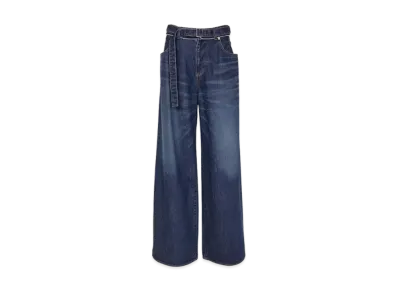 sacai Wide Denim Pants "Blue"