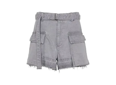 sacai Denim Shorts "Gray"