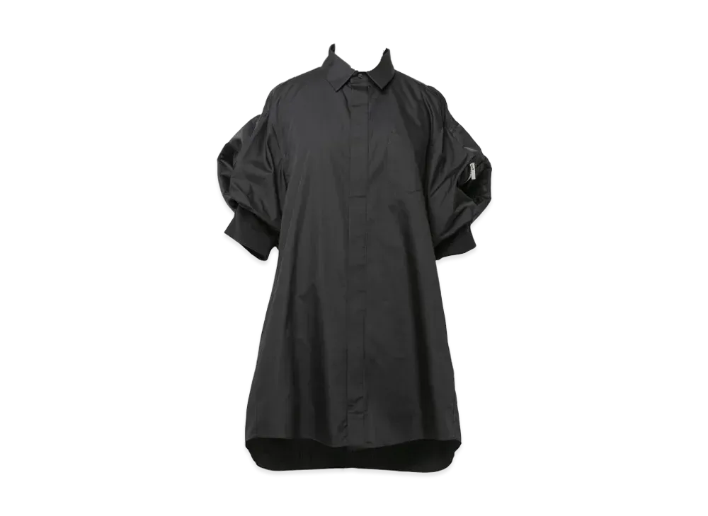 sacai Cotton Poplin x Nylon Twill Dress 
