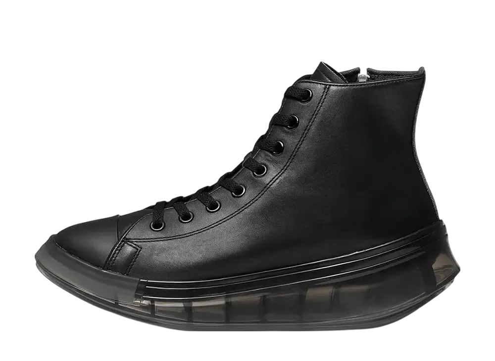 グラウンズ ボーテックス ハイカット "ブラックレザー/ブラック"