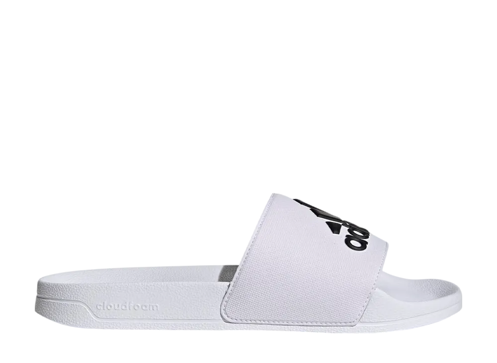アディダス アディレッタ シャワー サンダル "クラウドホワイト/コアブラック"