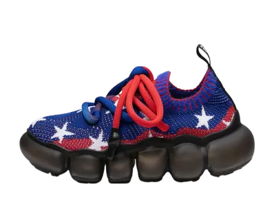 Bernhard Willhelm × grounds JEWELRY Star Trainer "Blue Red"