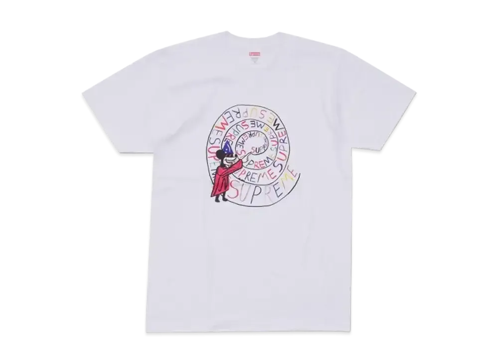 Supreme Joe Roberts Swirl Tee "White"