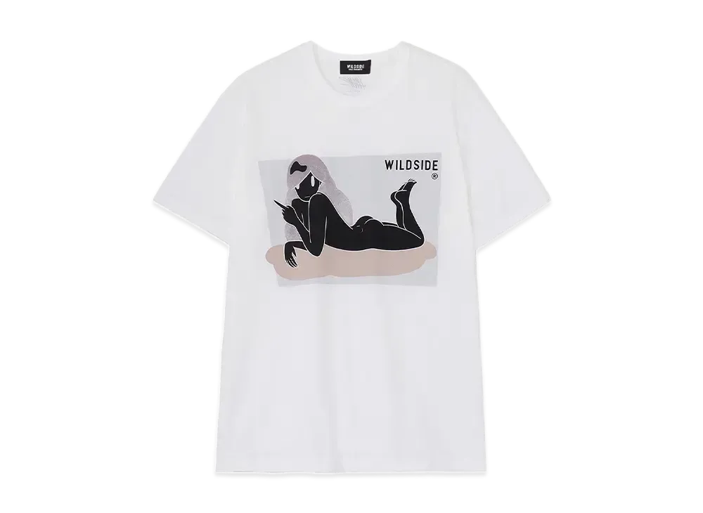 WILDSIDE Yohji Yamamoto x TAKERU AMANO VENUS T-Shirt "White"