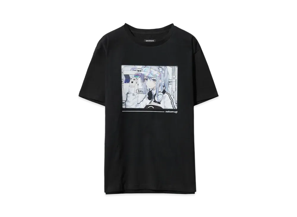 猫麦とろろ x SNKRDUNK \ NEKOMUGI TORORO 5th Anniversary T-shirts "B" "BLACK"