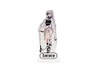 猫麦とろろ x SNKRDUNK \ NEKOMUGI TORORO 5th Anniversary acrylic stand "B" "WHITE"