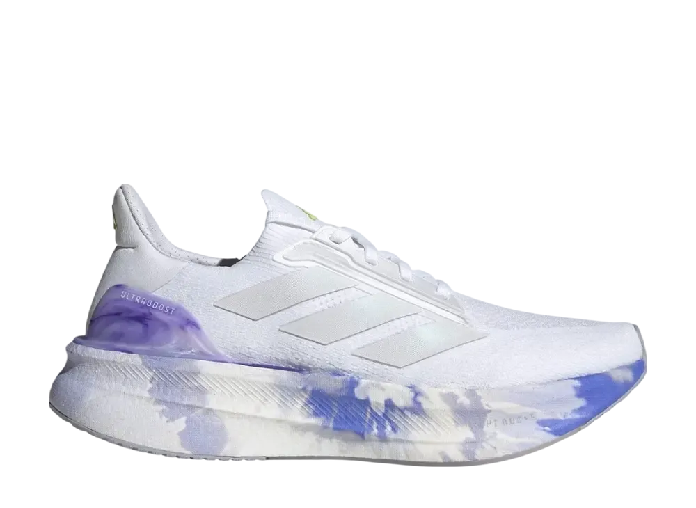 アディダス ウルトラブースト5X タイダイ "クラウドホワイト/ダッシュグレー/コバルトブルー"