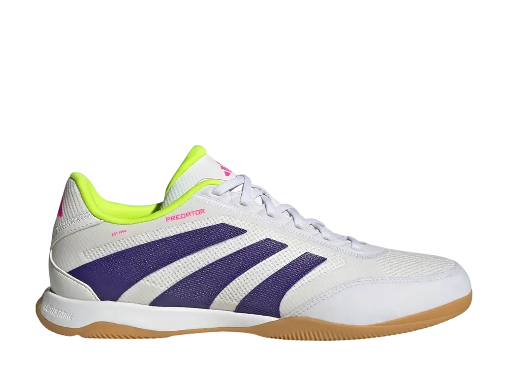 アディダス プレデター リーグ インドア フットボール "クラウドホワイト/カレッジパープル/ルシッドレモン"