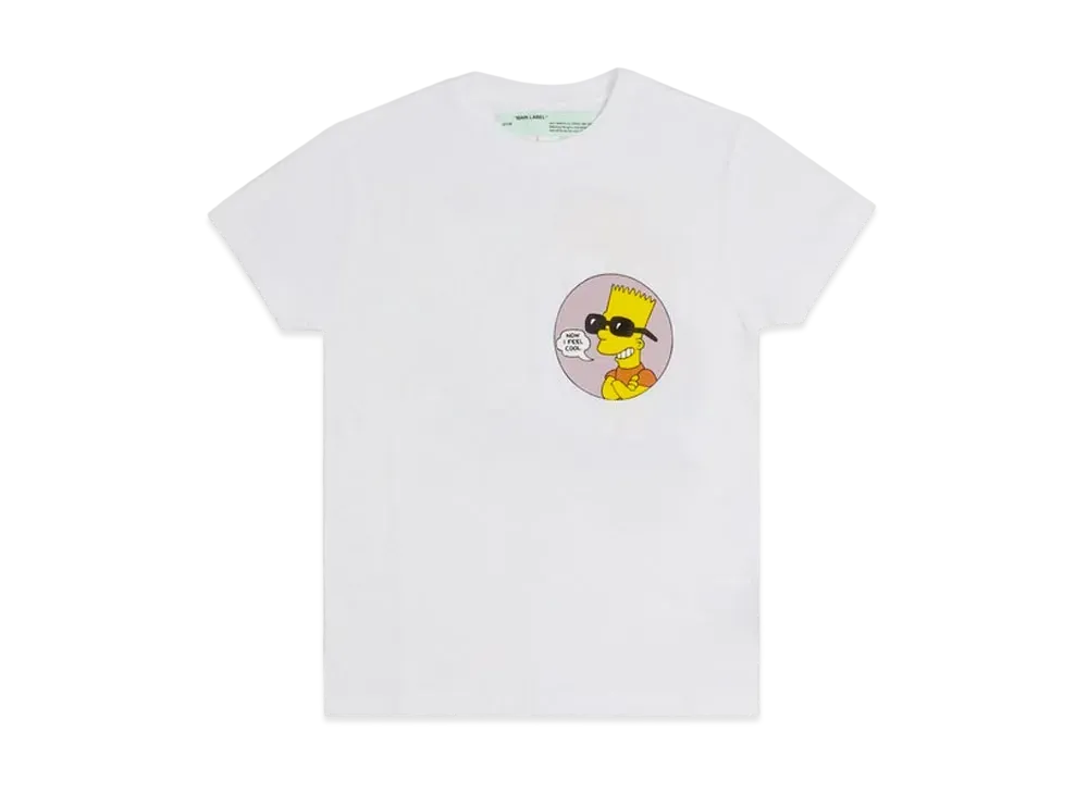 OFF-WHITE Bart Public Enemy T-Shirt "White"