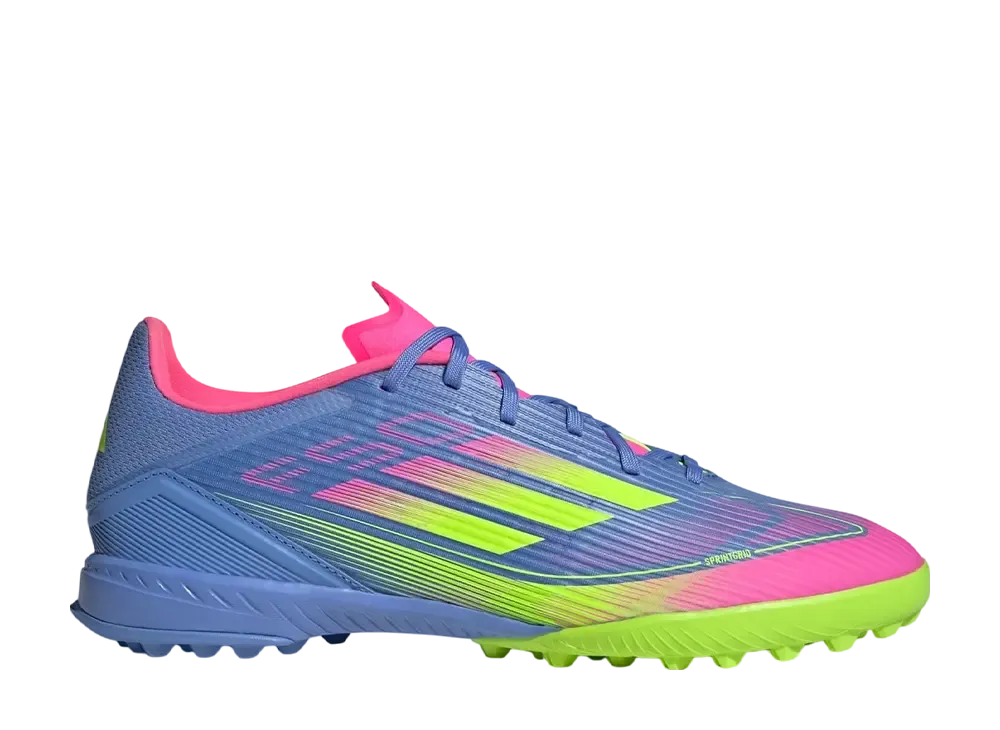 adidas F50 League TF "Blue Fusion/Lucid Lemon/Lucid Pink"