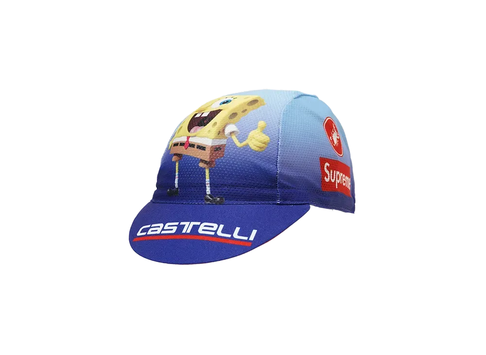 Supreme x SpongeBob SquarePants Castelli Cycling Cap "Blue"
