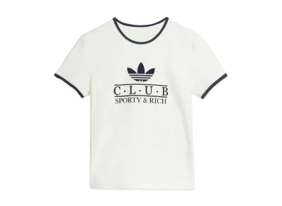adidas x Sporty & Rich T-shirt "Core White/Night Navy"