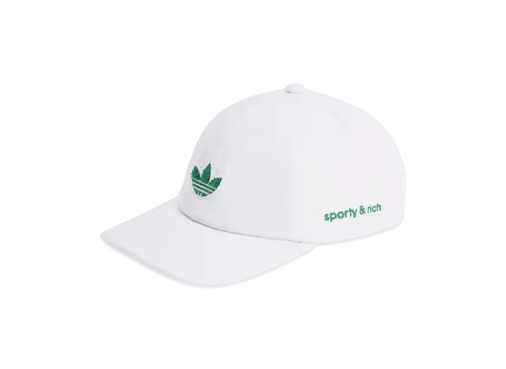 adidas x Sporty & Rich Cap "Chalk White/Green"