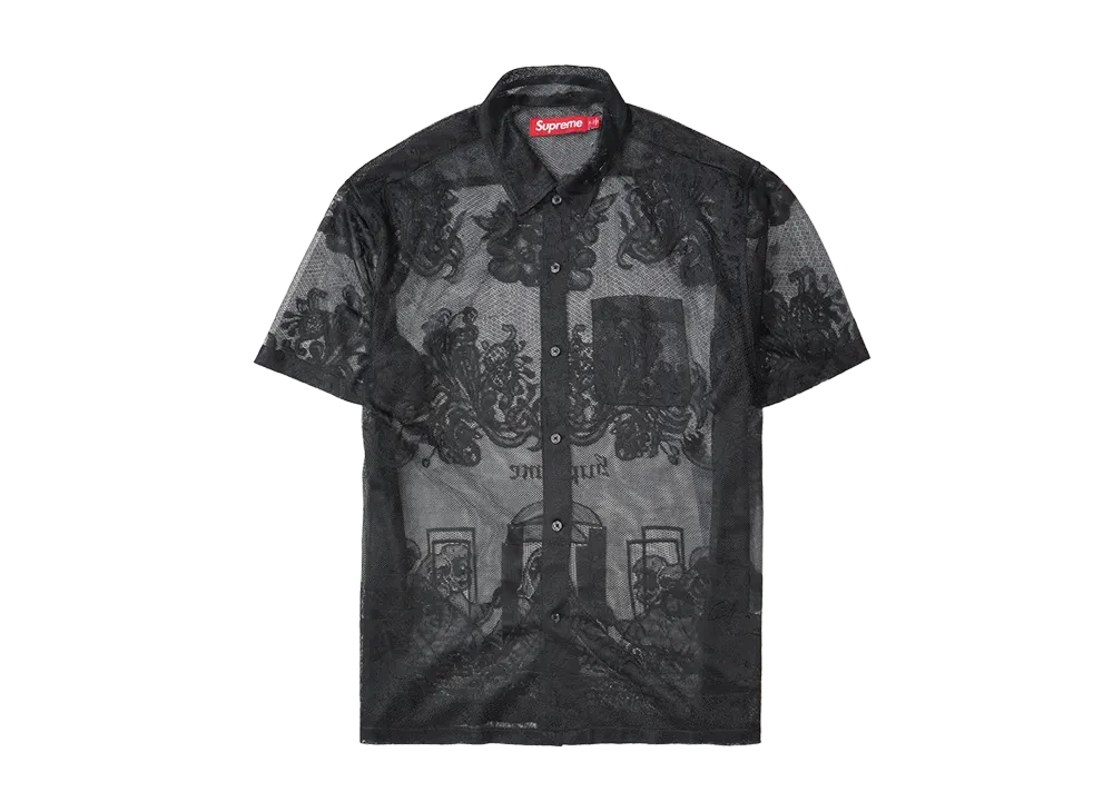 Supreme Last Supper Lace S/S Shirt "Black"